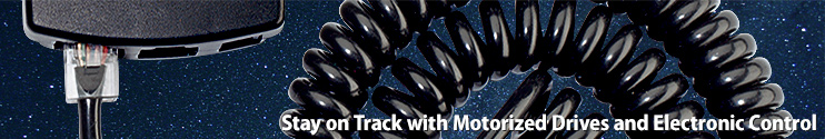 Stay on track with motorized Drives and electronic Control