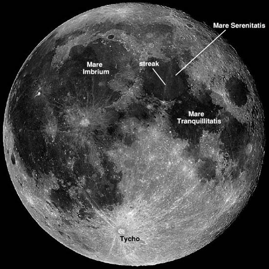 Lunar Image Credit: NASA