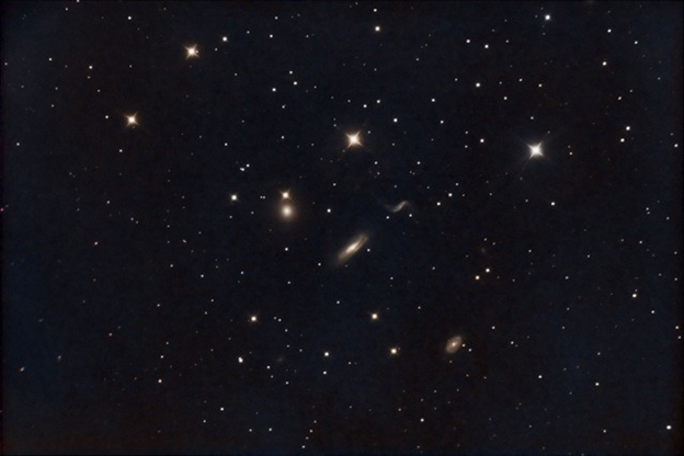 Image of NGC 3190 Galaxy Cluster by Jim Gianoulakis. 