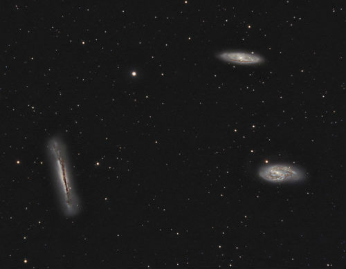 M65, M66, NGC 3628 - The Leo Triplet, by Wynn M