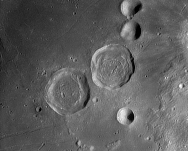 Craters Sabine and Ritter - Credit: Damian Peach