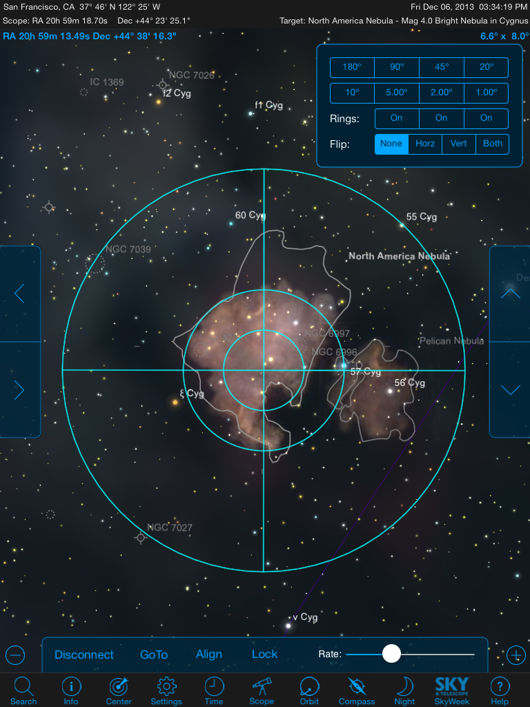 Controlling your GoTo telescope using StarSeek 4 from an iPad sure beats using the scope's native hand controller